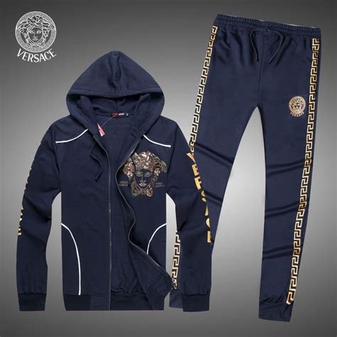 versace men's apparel|men's versace jogging suit.